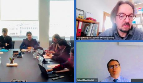 Reunió organitzada per Andorra Endavant amb el gabinet GIDE sobre l'Acord d'Associació