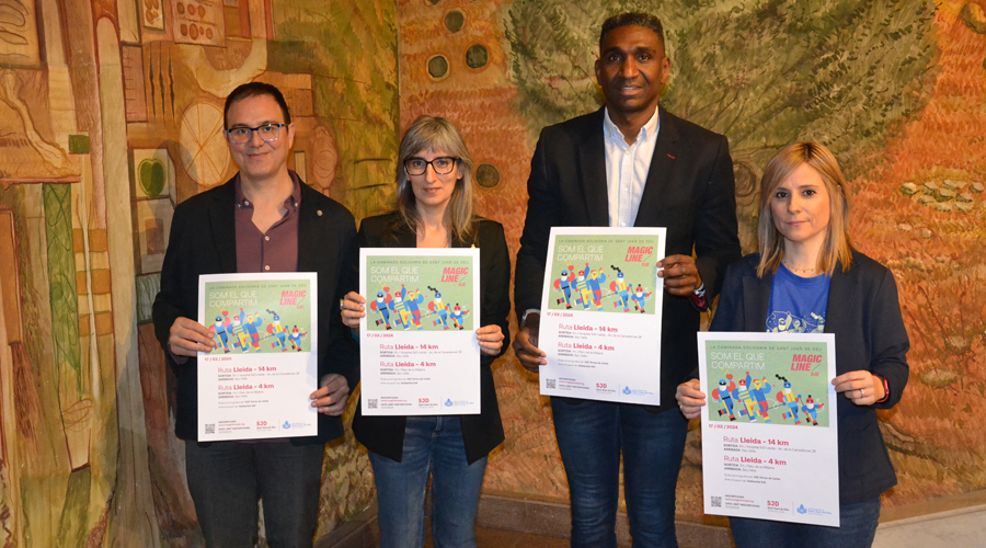 Presentació de l’onzena edició de la caminada solidària Magic Line SJD (Diputació de Lleida)