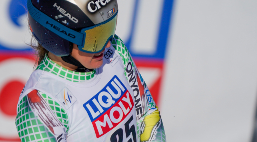 Cande Moreno a Val d'Isère. Foto: Michel Cottin Agence Zoom