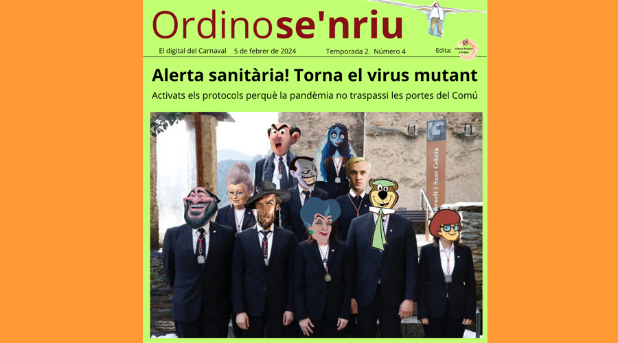 El quart número de la segona temporada del digital del Carnaval Ordinose'nriu (Associació de Cultura Popular d'Ordino)