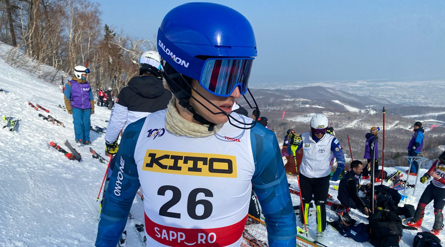 Roger Puig durant la seva estada a Sapporo (FAE)