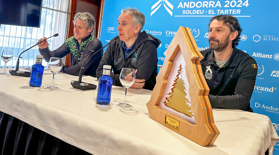 Visa, Hidalgo i López valorant l'organització de la Copa del Món femenina (Soldeu 2024)