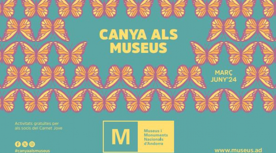 Cartell de la temporada de primavera de Canya als Museus (SFG)