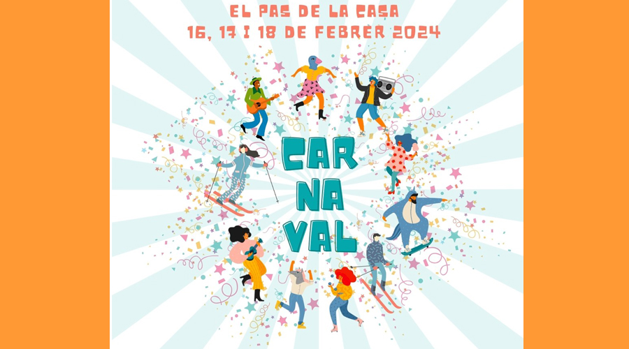 Cartell del carnaval del Pas de la Casa (Comú d'Encamp)
