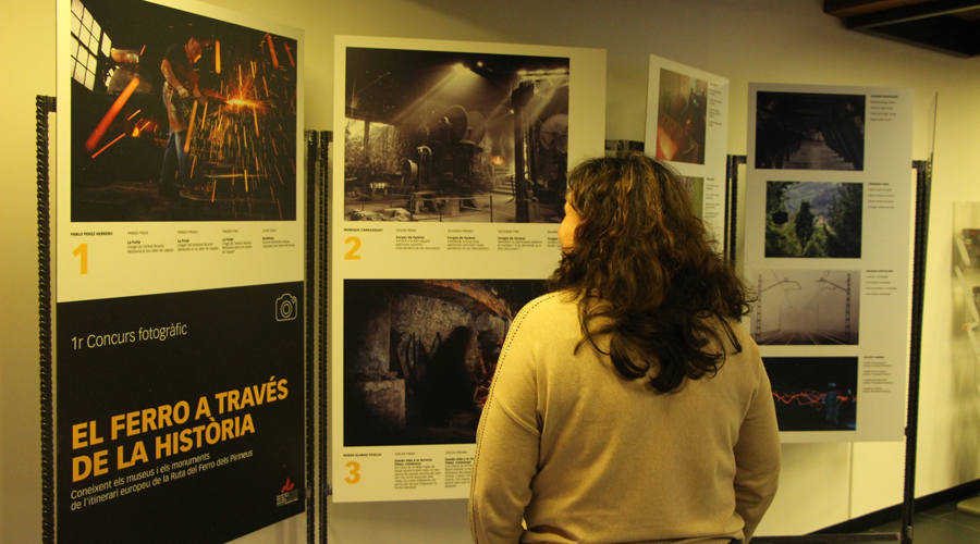 Plafons amb fotografies de l'exposició que es podrà veure a Ordino (Comú)