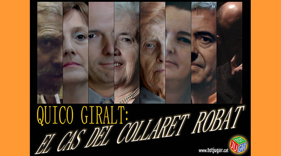 Portada del joc "Quico Giralt: El cas del collaret robat"