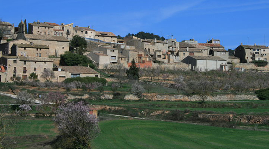 La localitat de Senan, a la Conca de Barberà (Diputació de Tarragona)
