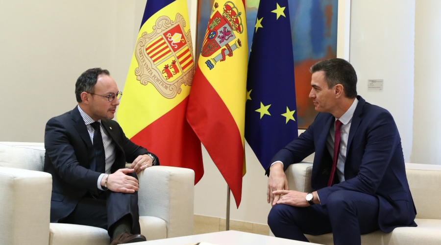 Els presidents, Xavier Espot i Pedro Sánchez (SFG)