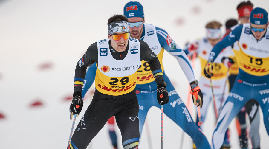 El fondista andorrà Irineu Esteve en una imatge d'arxiu. Foto: Modica Nordic Focus