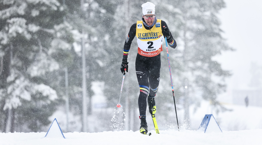 Irineu Esteve, als 10km individuals de la WC de Falun. Foto: Modica Nordic Focus