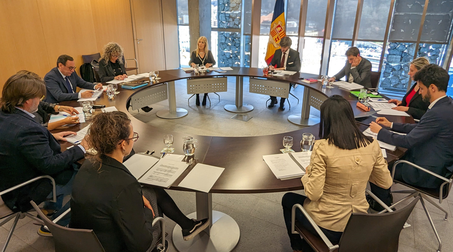 Junta de Presidents de grups parlamentaris d'aquest març (Consell General)