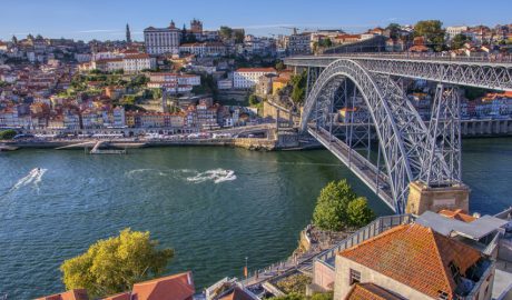 Vista parcial de la ciutat de Porto, a Portugal