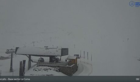 Arcalís, al sector de la Coma, aquest dimarts a les 8 hores