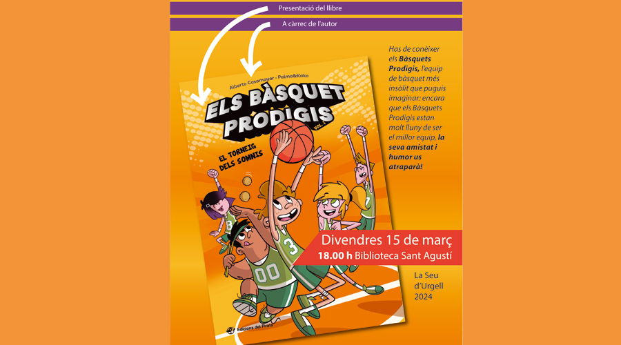 Informació sobre la presentació del llibre infantil "El torneig dels somnis"
