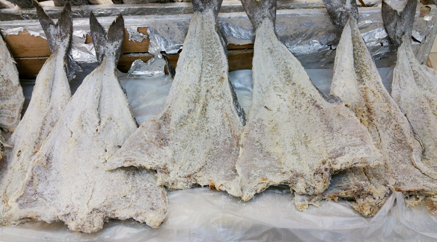 Bacallans conservats en sal (Getty images)