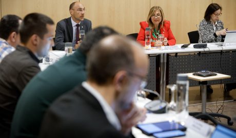 Reunió del Consell Econòmic i Social amb la ministra, Conxita Marsol, presidint-la