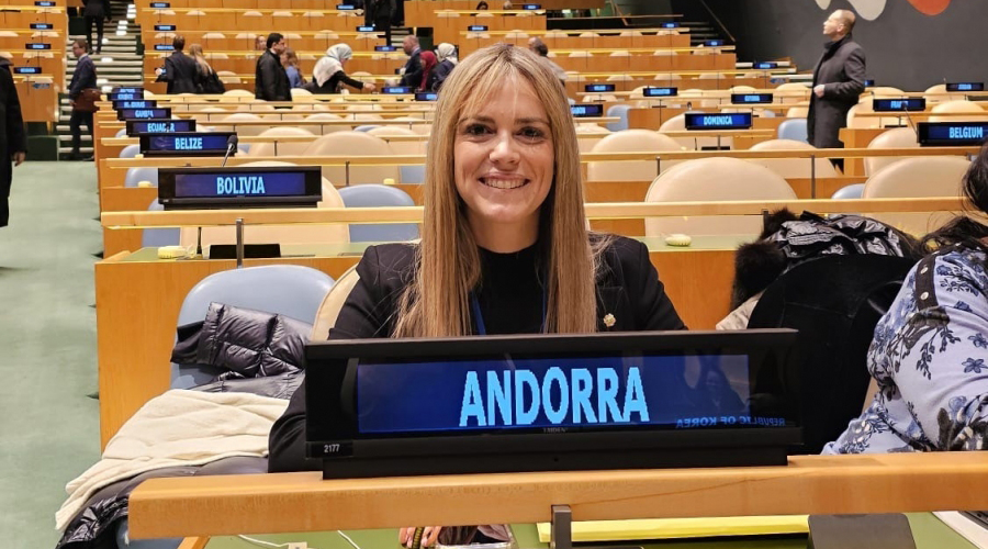 Mariona Cadena a la 68ena sessió de la Comissió de la Condició Jurídica i Social de la Dona (SFG)