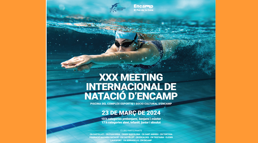 Cartell del XXX Meeting Internacional de Natació d'Encamp (Comú)