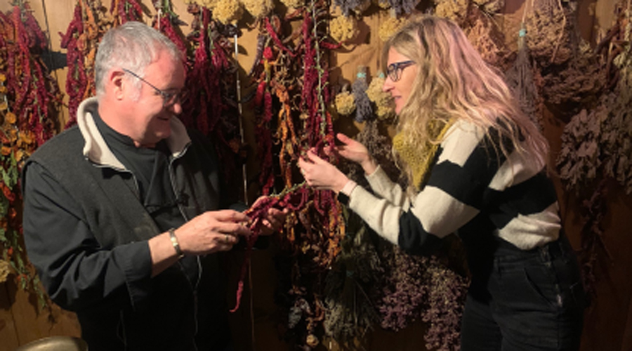 Un fotograma de l'espai "Salut i muntanyes" amb la seva presentadora Eva Clausó (Aj. la Seu)