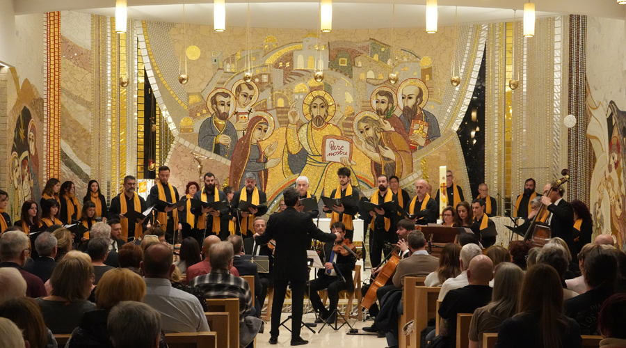 Missa en Do menor celebrada el 4 de febrer de 2024 a l'església de Sant Julià i Sant Germà