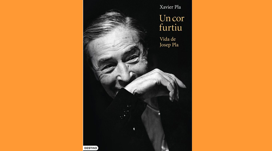 Coberta del llibre "Un cor furtiu. Vida de Josep Pla", de Xavier Pla