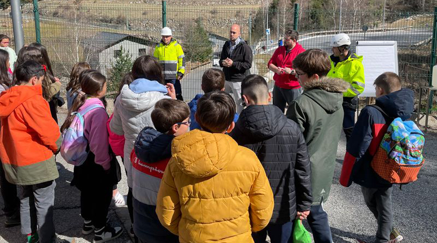 jornada de portes obertes a l’Estació de Tractament d’Aigua Potable (ETAP) de les Pardines. Foto: Comú d'Encamp