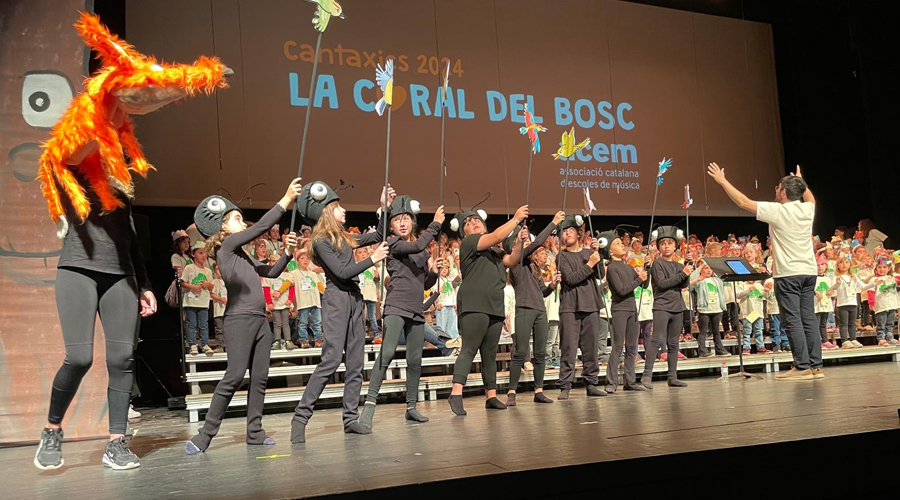 Alumnes participants al CantaXics 2024 (Aj. la Seu)