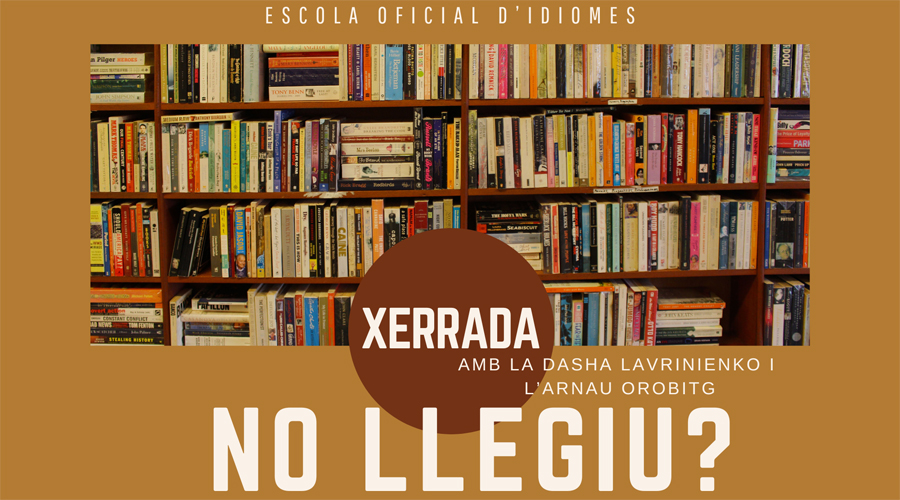 Cartell de la xerrada "No llegiu? (Aj. la Seu)