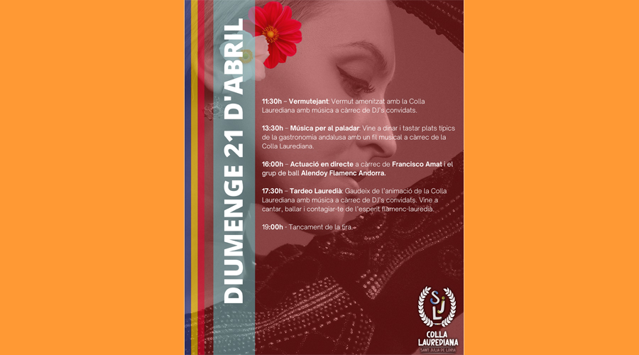 Programa d'actes de diumenge