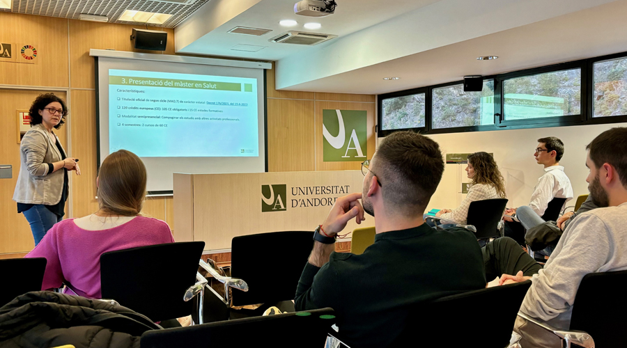 Presentat el nou màster en Salut de l'UdA (Universitat)