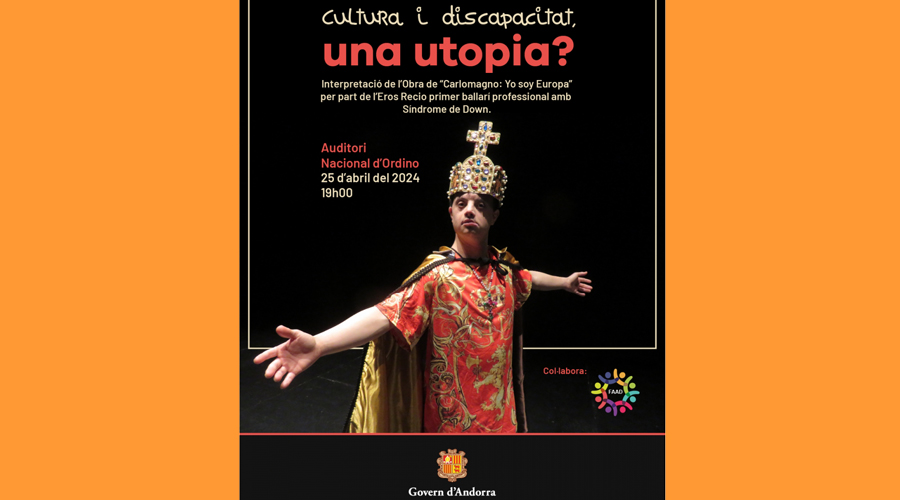 Cartell de l'espectacle "Carlemany: jo soc Europa" (SFG)