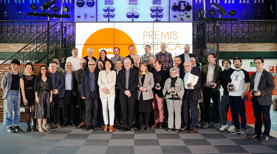 Guardonats de la 58a edició dels Premis Crítica Serra d'Or (Foto: Cultura Generalitat)