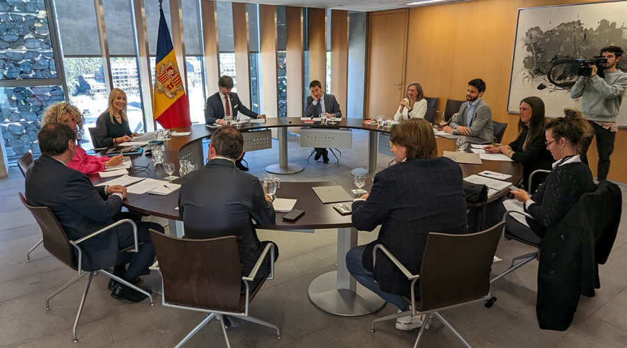 Reunió de la Junta de Presidents de grups parlamentaris (Consell General)