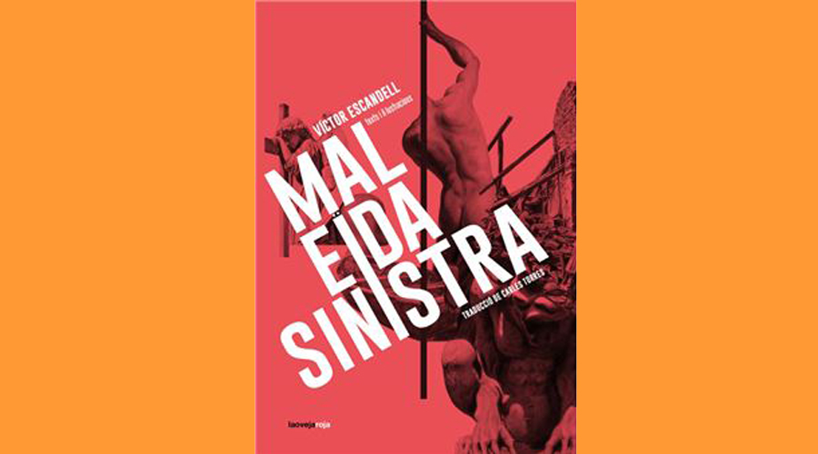 Portada del llibre "Maleïda sinistra", de Víctor Escandell