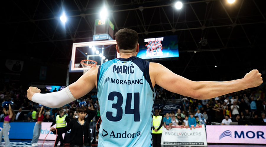 Marin Maric, un dels puntals de la permanència del BC Andorra a la màxima categoria (ACB)