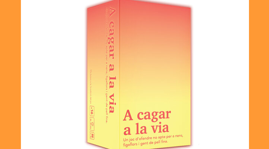 Capsa del joc de taula "A cagar a la via"