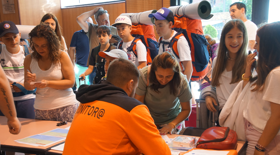Imatge de l'inici de les colònies l'any passat a Encamp (Comú)