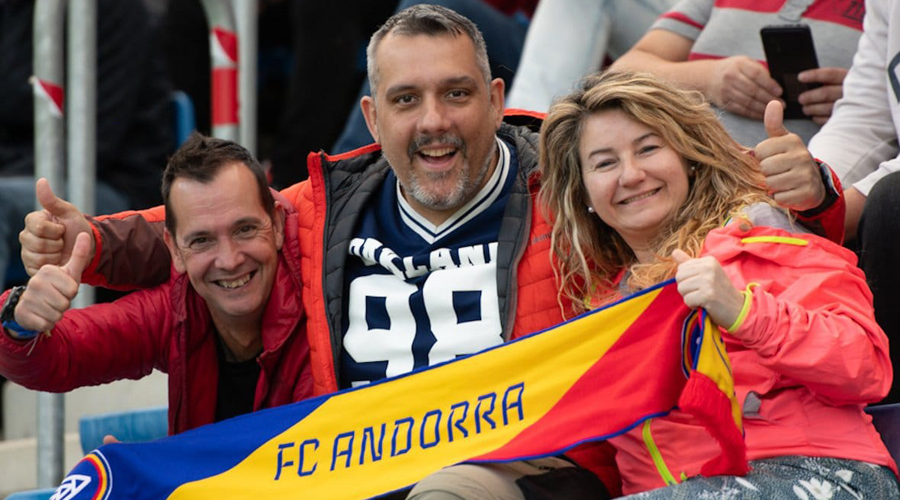 L'afició ha estat al costat de l'equip des del minut zero (FC Andorra)