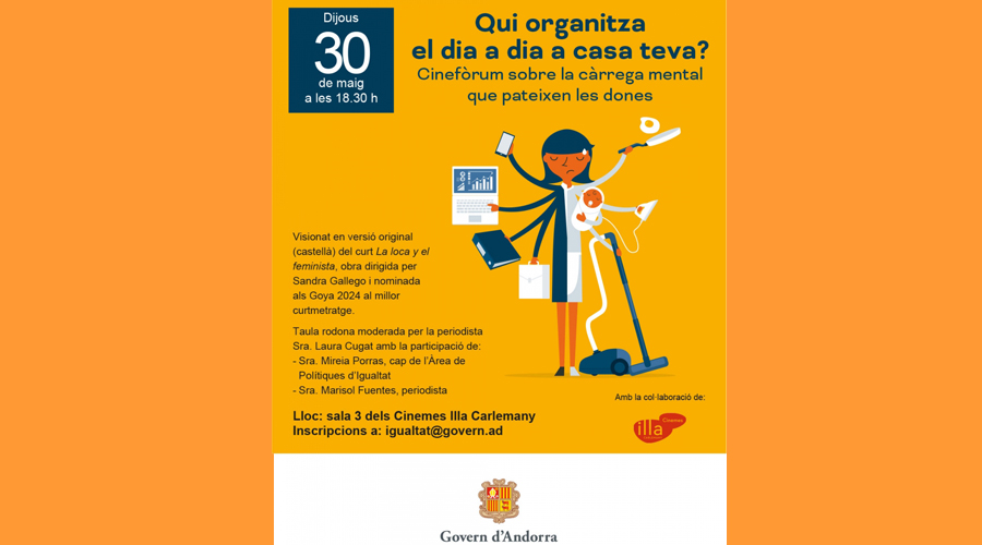 Cartell del cinefòrum organitzat per Igualtat (SFGA)