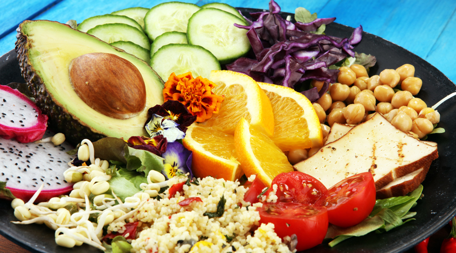 Plat d'una dieta saludable (Getty images)