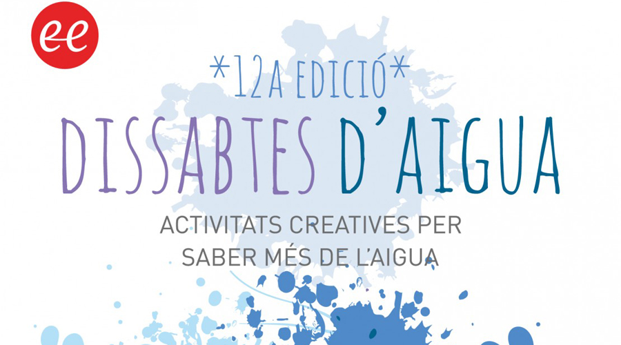 Cartell de la 12a edició dels "Dissabtes d'aigua" (comuee)