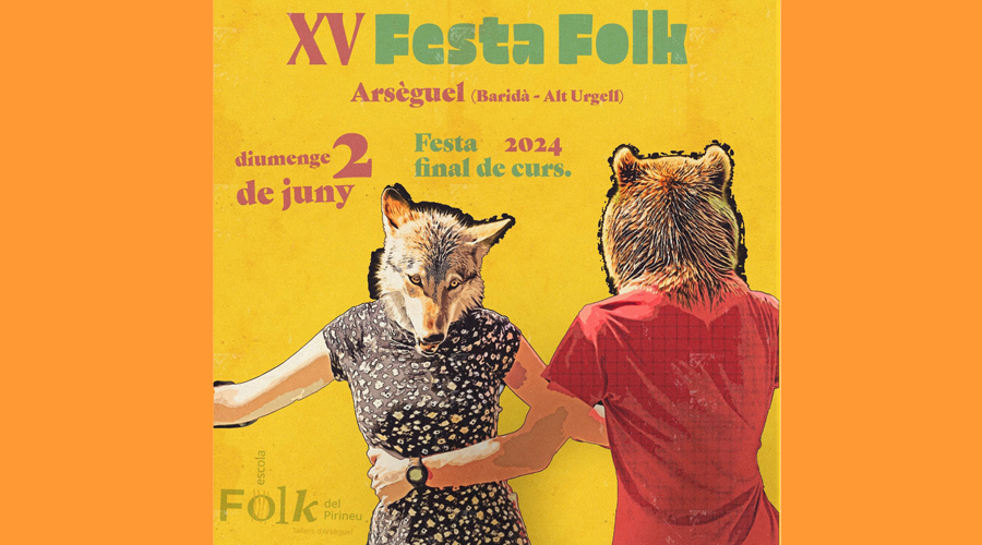Cartell de la 15a edició de la Festa Folk d'Arsèguel