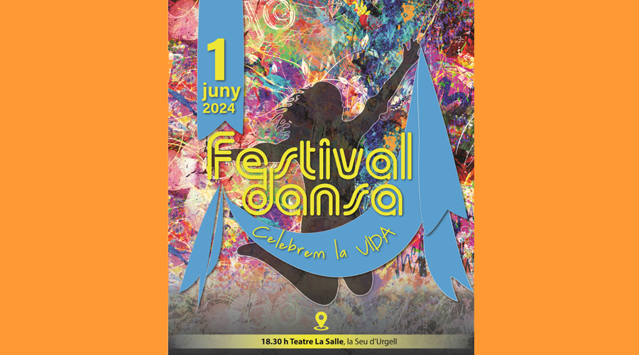 Cartell anunciador del festival de dansa a la Seu (Aj. la Seu)