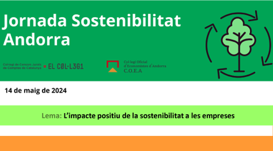 Cartell de la jornada sobre sostenibilitat empresarial (COEA)