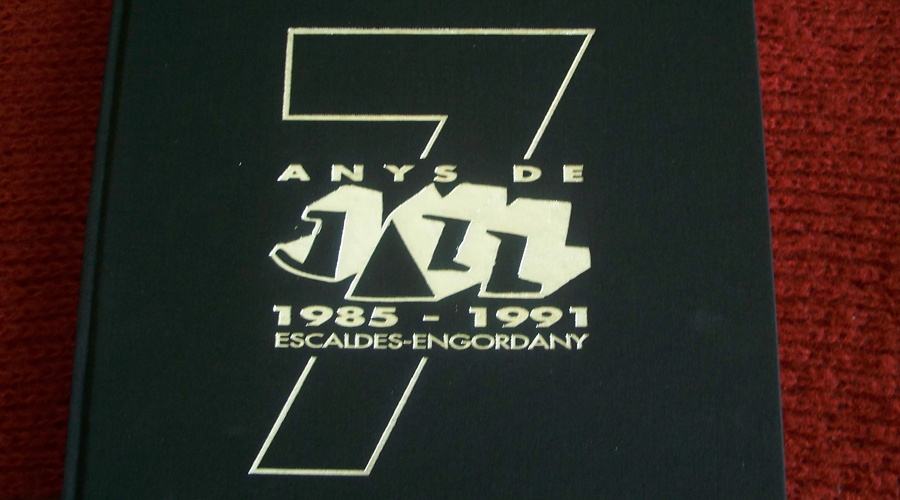 Coberta del llibre "7 anys de jazz"
