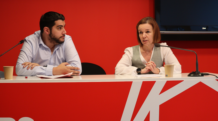 Els socialdemòcrates, Pere Baró i Marta Pujol (PS)