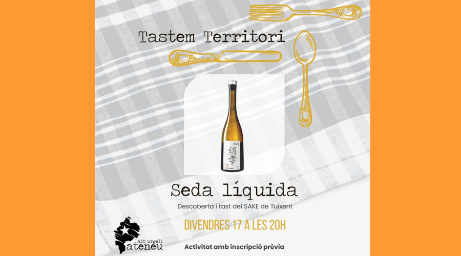 Tast del sake 'Seda Líquida' de Tuixent