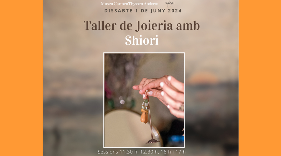 Cartell anunciador dels tallers de joieria (MCTA)