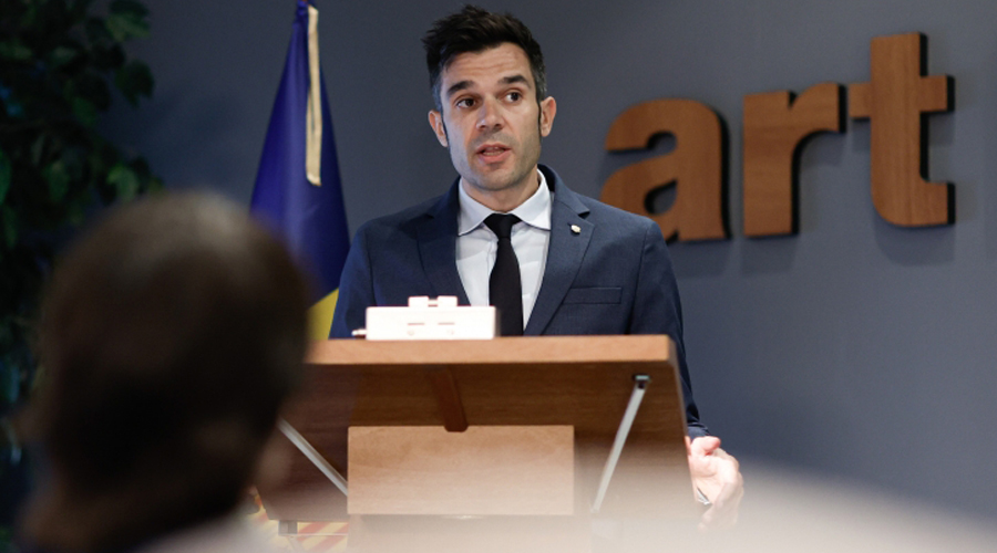 El secretari d'Estat, David Forné, intervenint en la jornada sobre l'hidrogen verd (SFGA)