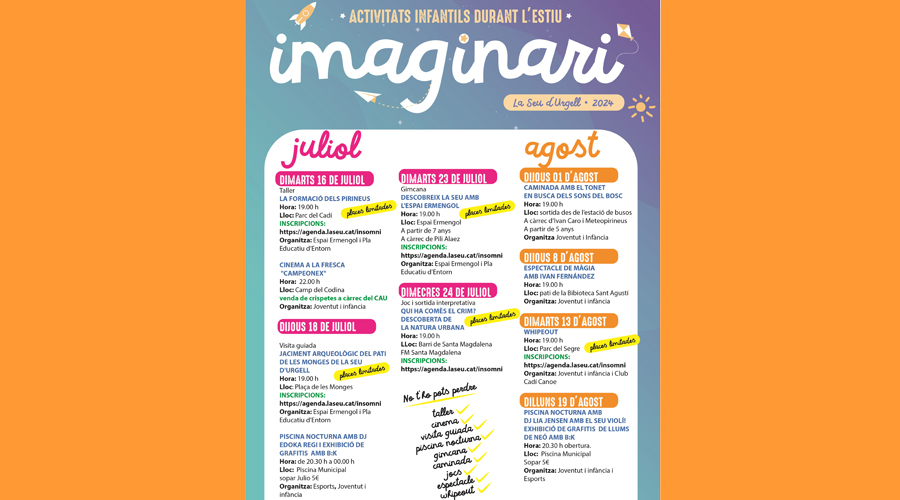 Cartell de l'Imaginari 2024 (Aj. la Seu)